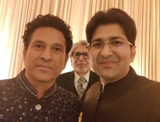 With none other than Bharat Ratna Sachin Tendulkar - The GOAT