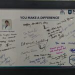 Got recognised for contribution to healthcare my Max healthcare management and staff