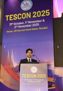 Honoured to be part of TESCON 2025 – the 9th National Conference of the Thoracic Endoscopy Society of India, held in Mumbai