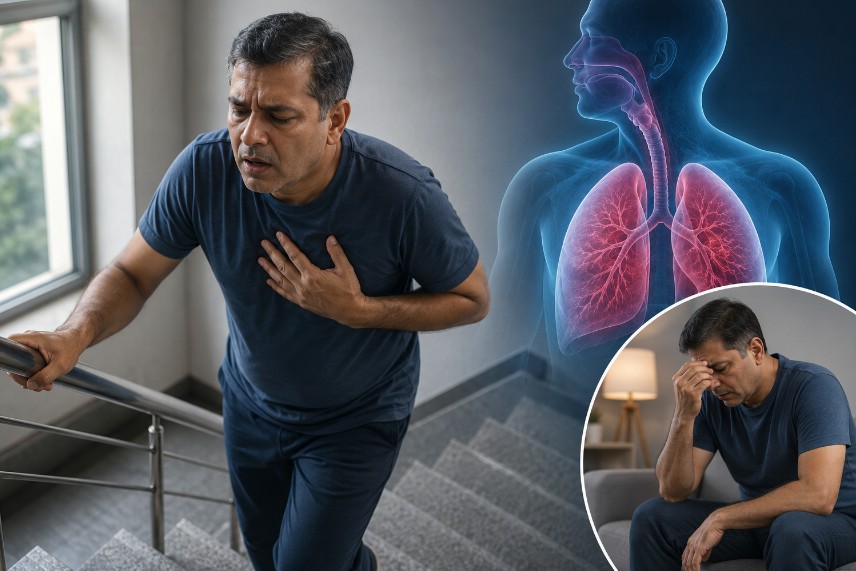 Breathlessness While Climbing Stairs? - Dr Shivanshu Raj Goyal