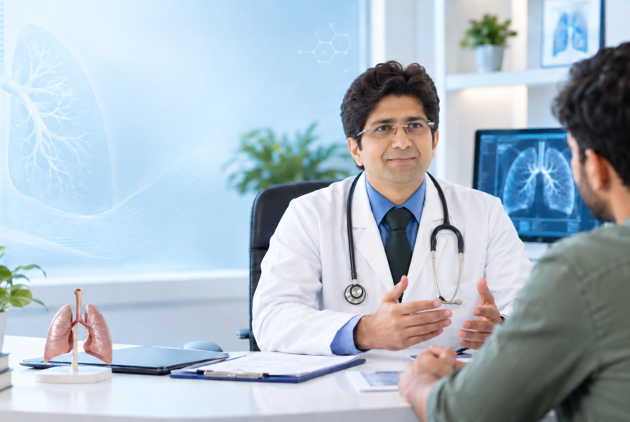 What Happens During Your First Pulmonologist Consultation - Dr Shivanshu Raj Goyal