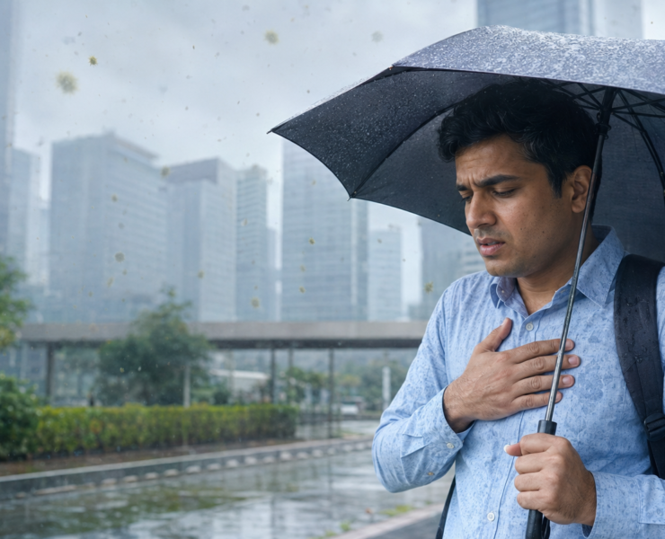 Why Monsoon Triggers Asthma in Gurgaon - Dr Shivanshu Raj Goyal