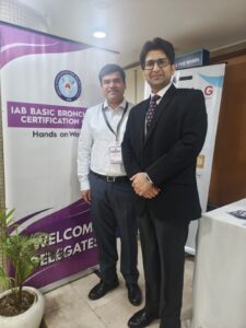 Dr. Shivanshu Raj Goyal as National Faculty - IAB Basic Bronchoscopy Certification Course & Hands-on Workshop