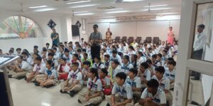 Invited to Shree Ram World school for an interactive session on Substance Abuse and Its Impact on Lung Health