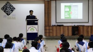 Invited to Shree Ram World school for an interactive session on Substance Abuse and Its Impact on Lung Health