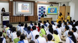 Invited to Shree Ram World school for an interactive session on Substance Abuse and Its Impact on Lung Health
