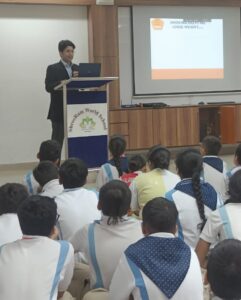 Invited to Shree Ram World school for an interactive session on Substance Abuse and Its Impact on Lung Health