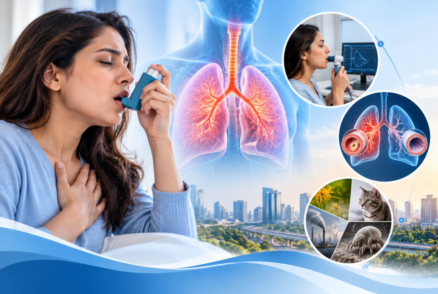 Asthma Treatment in Gurgaon and Delhi - Symptoms, Diagnosis & Treatment Options - Dr Shivanshu Raj Goyal