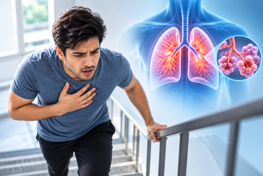 Why Do I Feel Breathless After Climbing Stairs - Dr. Shivanshu Raj Goyal